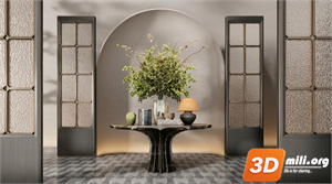 Lobby Decoration Skp Files 